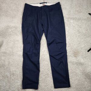 Relwen Flyweight Flex Chino Pants Mens Size 38x31 Navy Blue Huckberry REI Travel